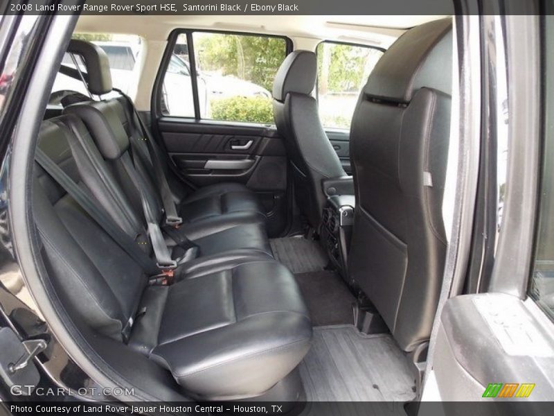 Santorini Black / Ebony Black 2008 Land Rover Range Rover Sport HSE