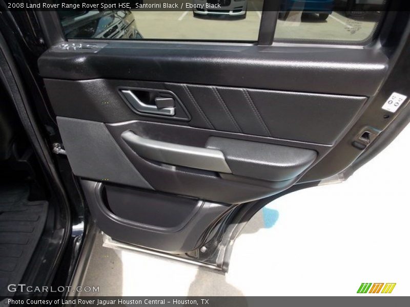 Santorini Black / Ebony Black 2008 Land Rover Range Rover Sport HSE