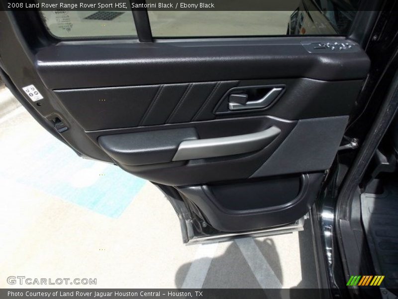 Santorini Black / Ebony Black 2008 Land Rover Range Rover Sport HSE
