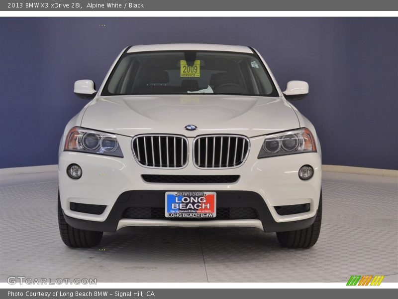 Alpine White / Black 2013 BMW X3 xDrive 28i