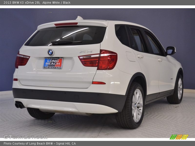 Alpine White / Black 2013 BMW X3 xDrive 28i