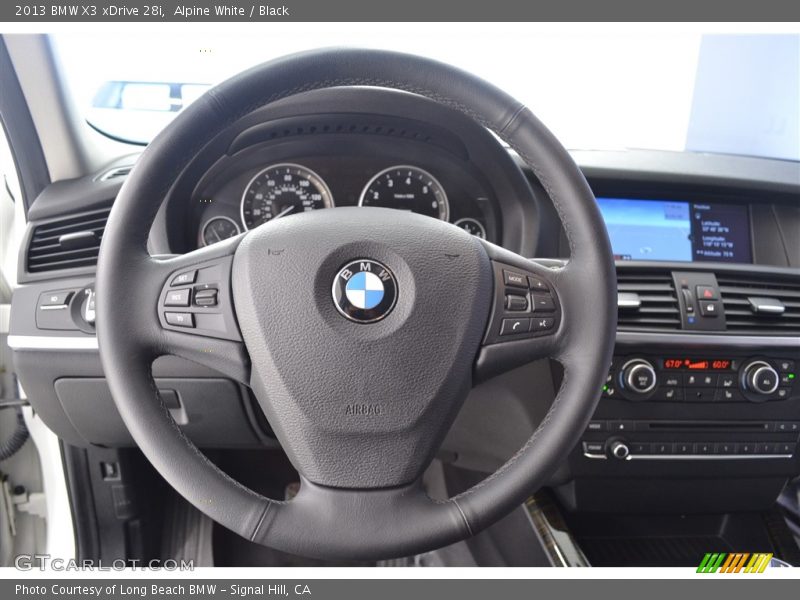 Alpine White / Black 2013 BMW X3 xDrive 28i