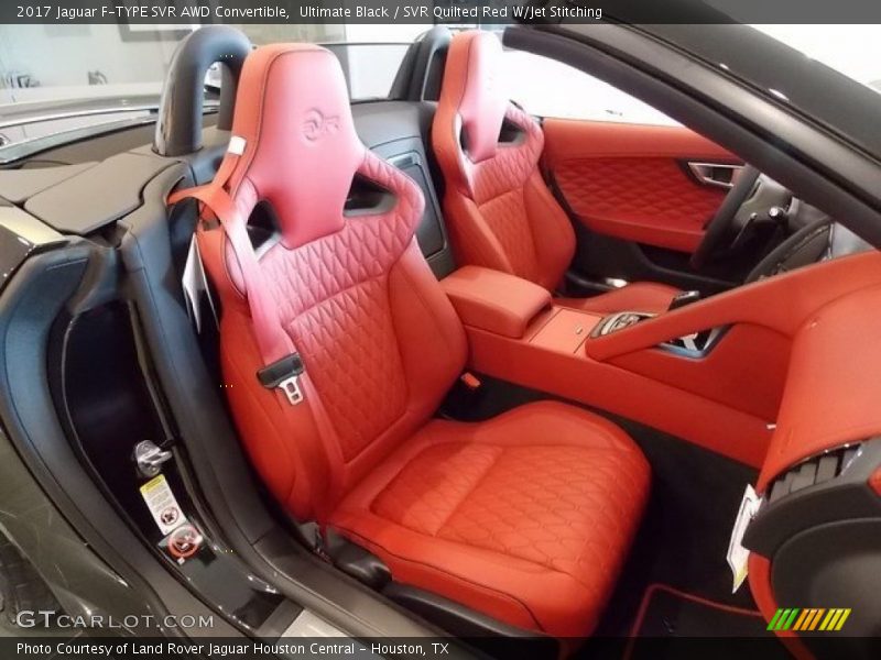 Front Seat of 2017 F-TYPE SVR AWD Convertible