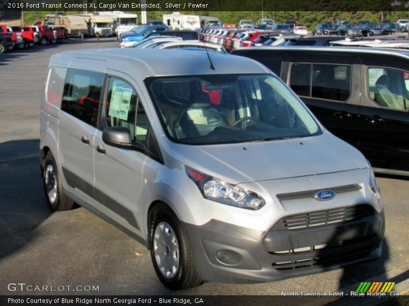 Silver / Pewter 2016 Ford Transit Connect XL Cargo Van Extended