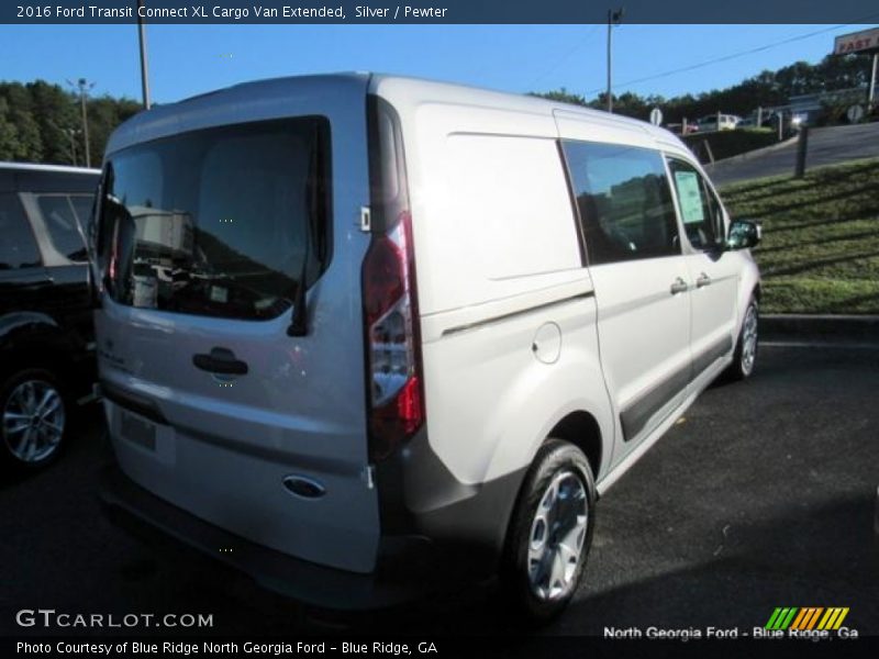Silver / Pewter 2016 Ford Transit Connect XL Cargo Van Extended