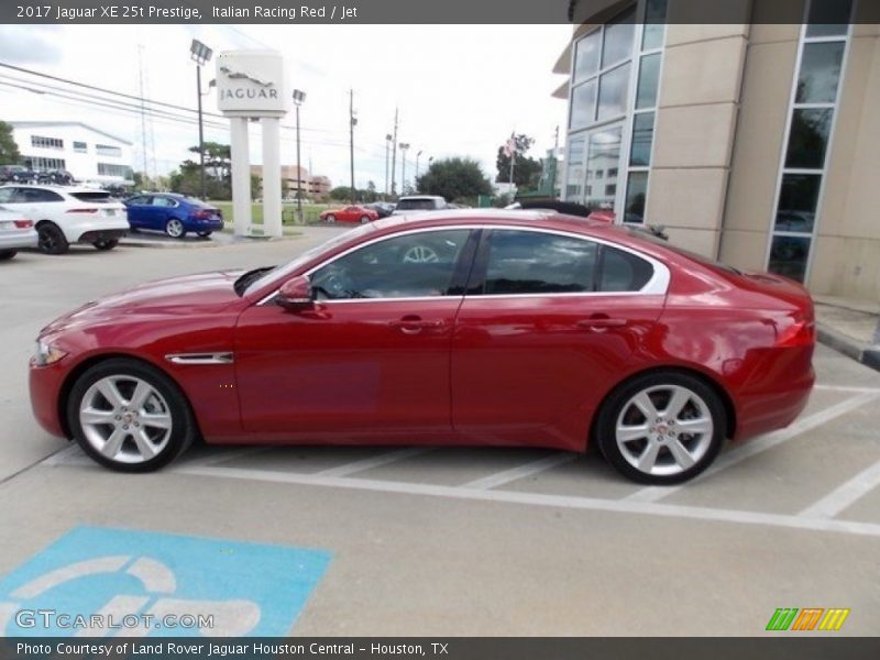 Italian Racing Red / Jet 2017 Jaguar XE 25t Prestige