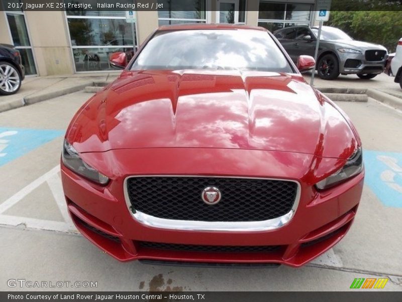 Italian Racing Red / Jet 2017 Jaguar XE 25t Prestige