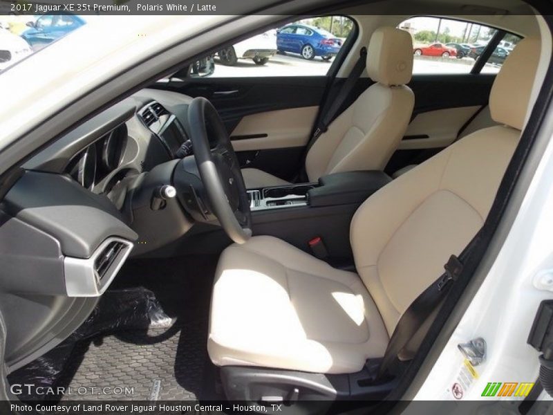 Polaris White / Latte 2017 Jaguar XE 35t Premium