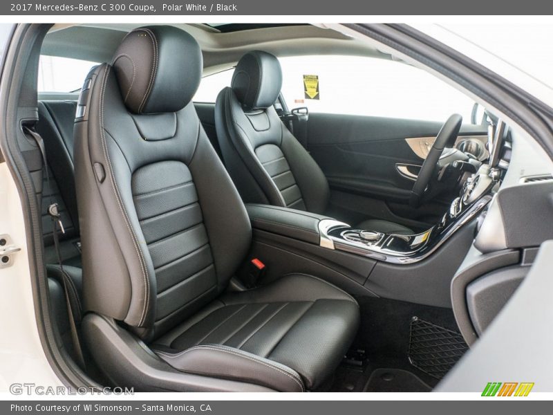 Polar White / Black 2017 Mercedes-Benz C 300 Coupe