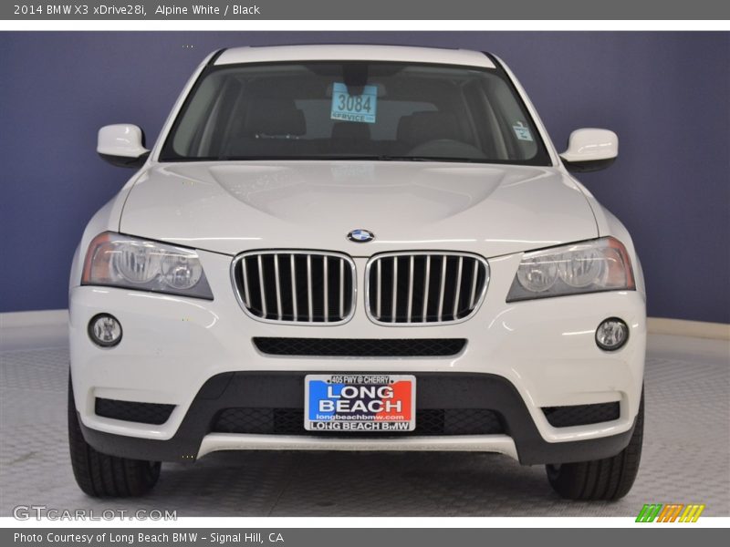 Alpine White / Black 2014 BMW X3 xDrive28i