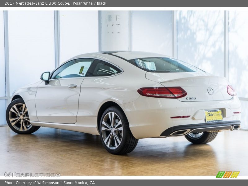Polar White / Black 2017 Mercedes-Benz C 300 Coupe