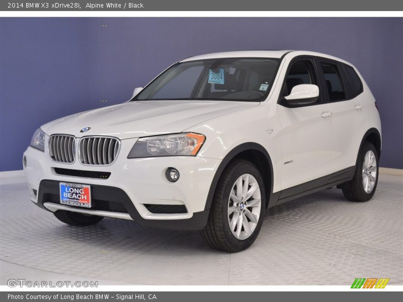 Alpine White / Black 2014 BMW X3 xDrive28i
