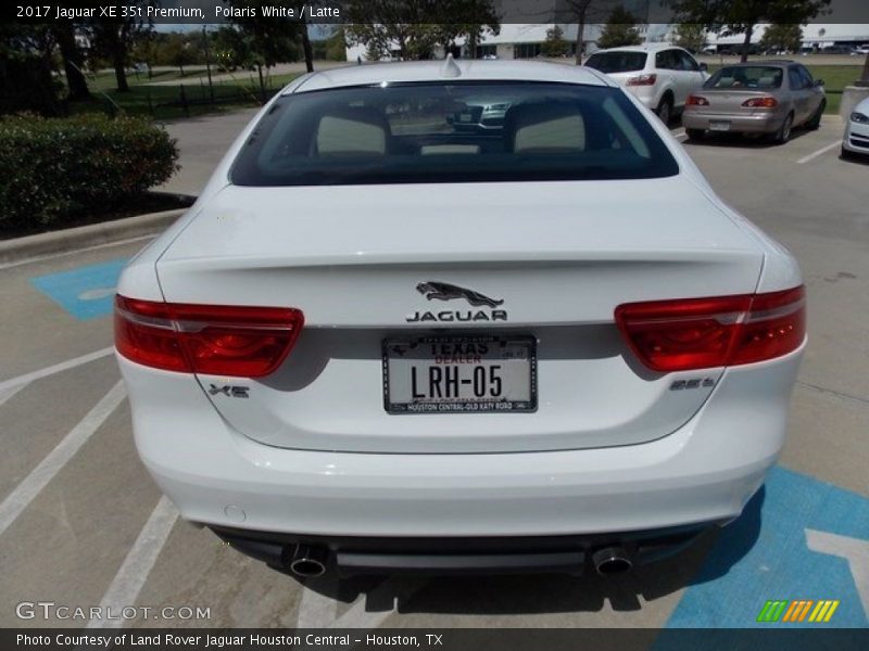 Polaris White / Latte 2017 Jaguar XE 35t Premium