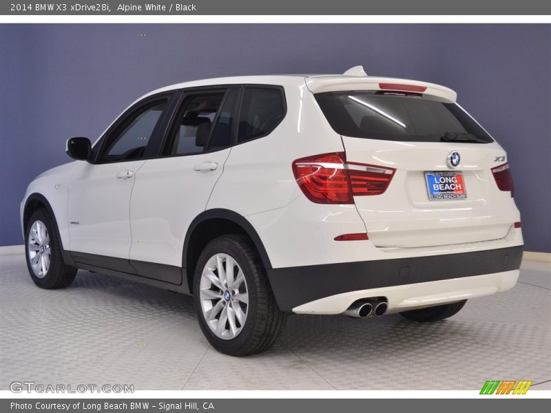 Alpine White / Black 2014 BMW X3 xDrive28i