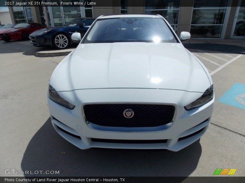 Polaris White / Latte 2017 Jaguar XE 35t Premium