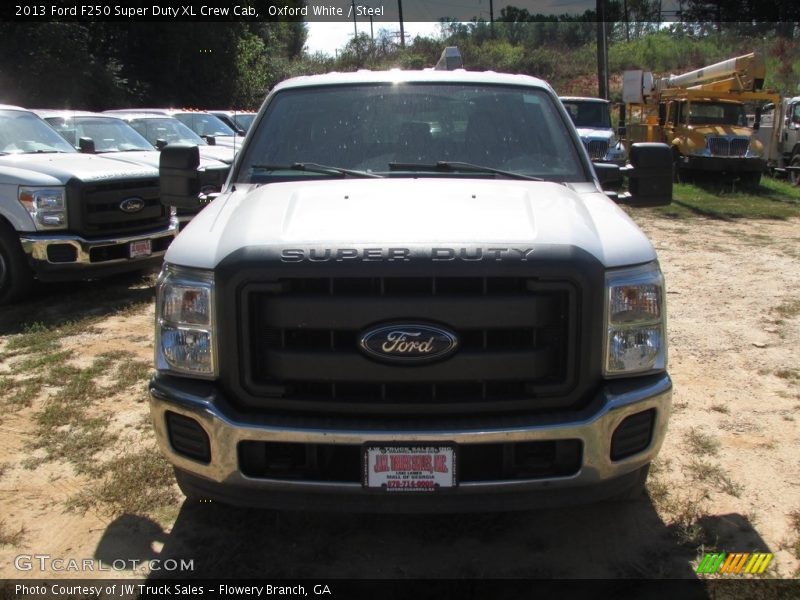 Oxford White / Steel 2013 Ford F250 Super Duty XL Crew Cab