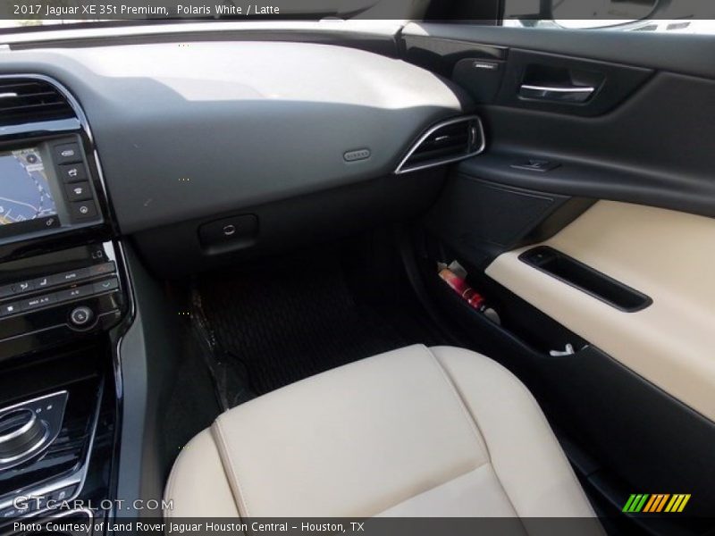 Polaris White / Latte 2017 Jaguar XE 35t Premium