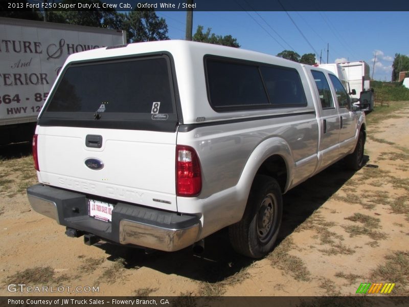 Oxford White / Steel 2013 Ford F250 Super Duty XL Crew Cab