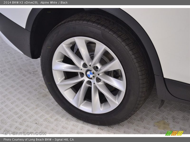 Alpine White / Black 2014 BMW X3 xDrive28i
