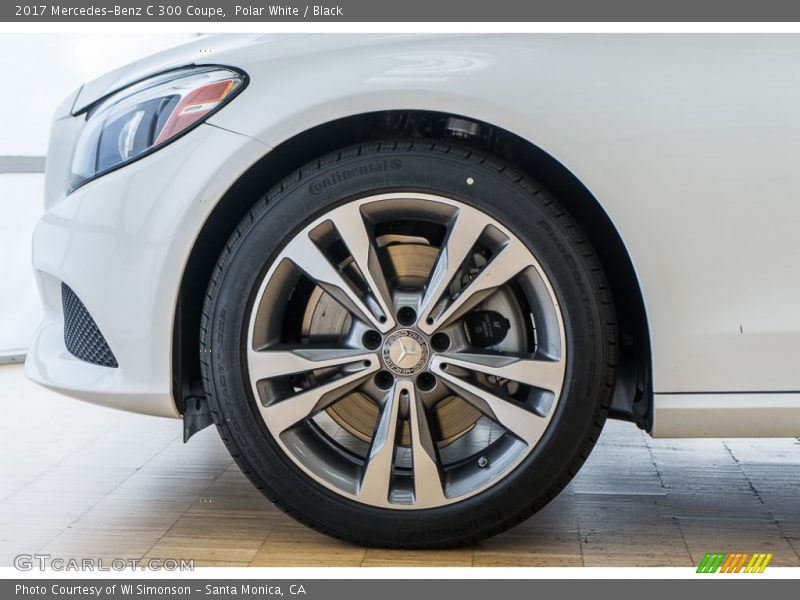 Polar White / Black 2017 Mercedes-Benz C 300 Coupe