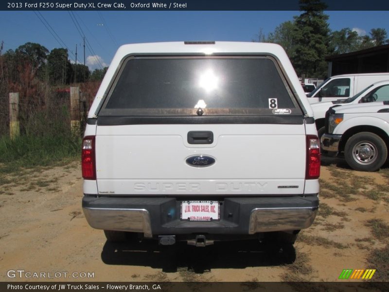 Oxford White / Steel 2013 Ford F250 Super Duty XL Crew Cab