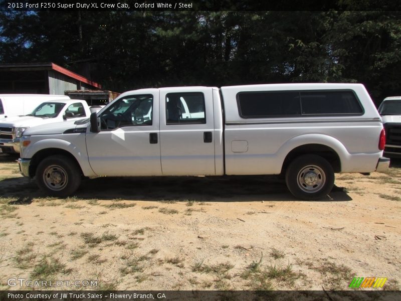 Oxford White / Steel 2013 Ford F250 Super Duty XL Crew Cab