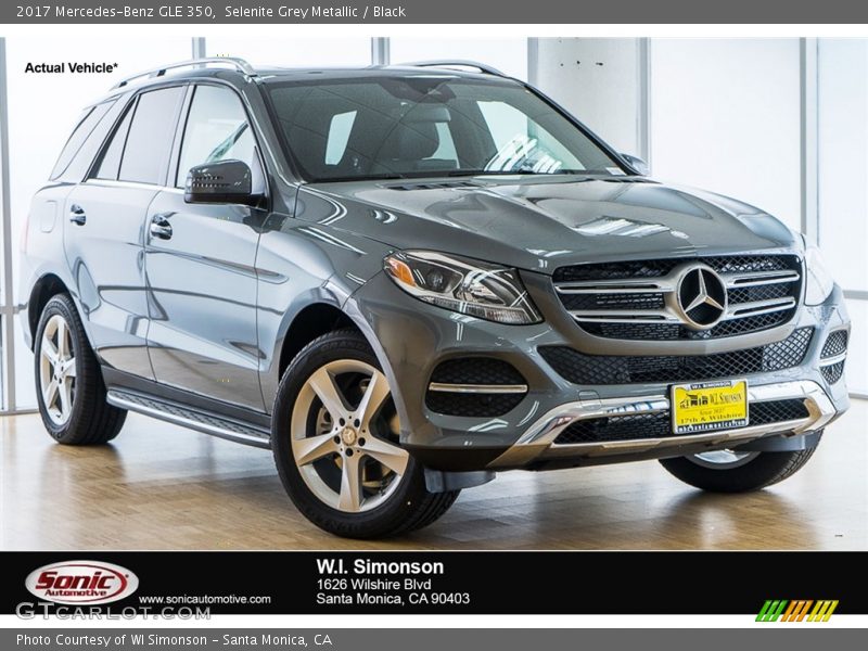 Selenite Grey Metallic / Black 2017 Mercedes-Benz GLE 350