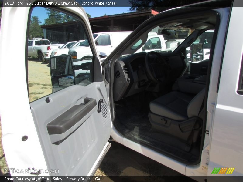 Oxford White / Steel 2013 Ford F250 Super Duty XL Crew Cab