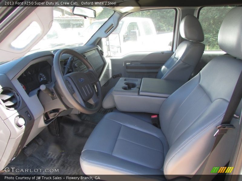Oxford White / Steel 2013 Ford F250 Super Duty XL Crew Cab