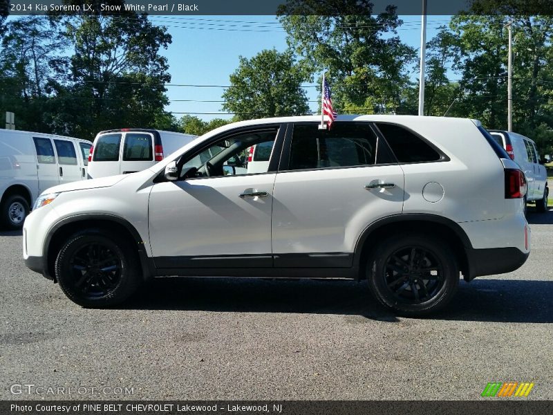 Snow White Pearl / Black 2014 Kia Sorento LX