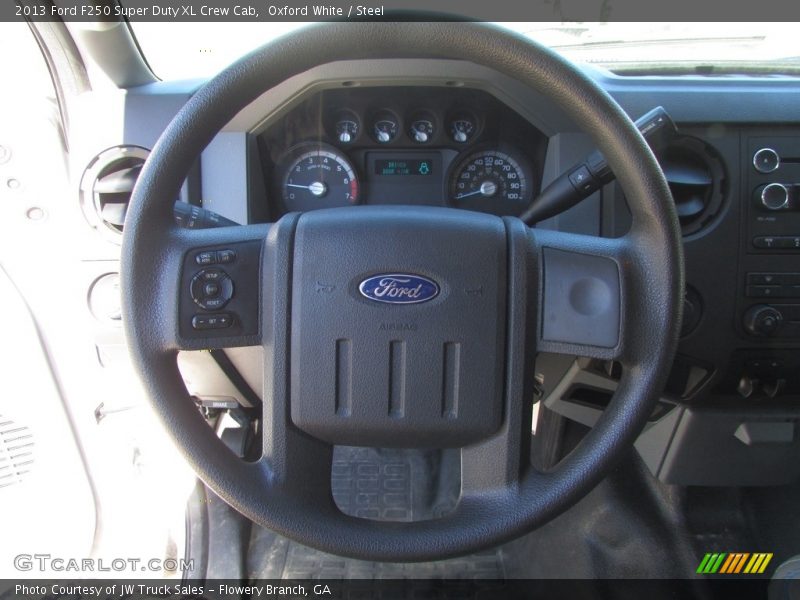 Oxford White / Steel 2013 Ford F250 Super Duty XL Crew Cab