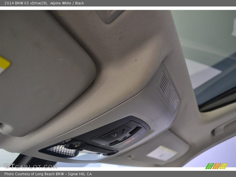 Alpine White / Black 2014 BMW X3 xDrive28i