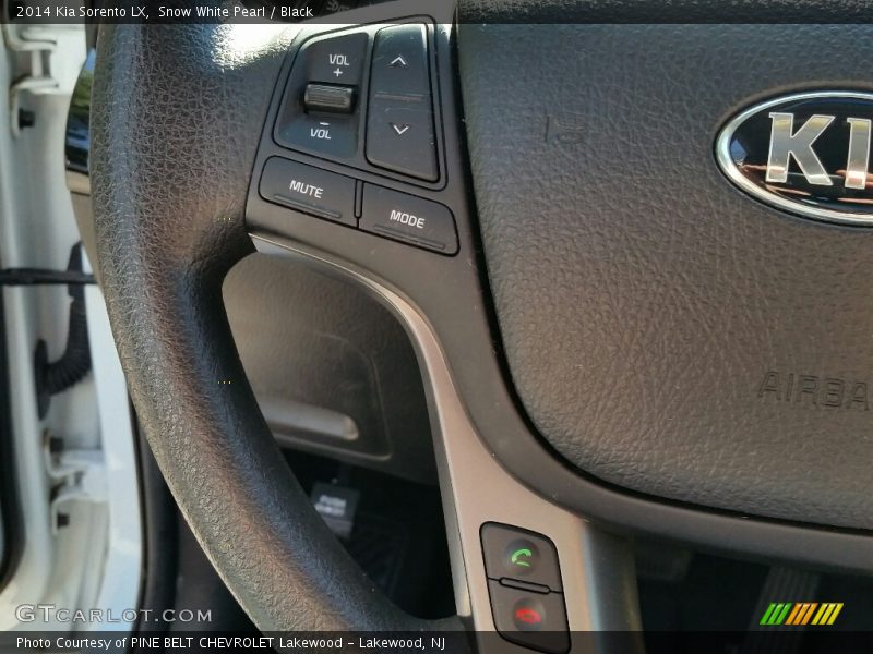 Snow White Pearl / Black 2014 Kia Sorento LX