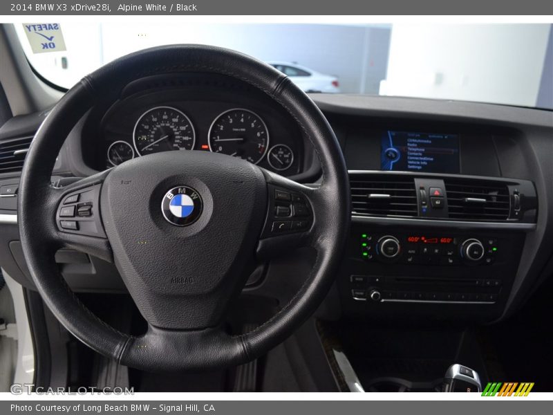 Alpine White / Black 2014 BMW X3 xDrive28i