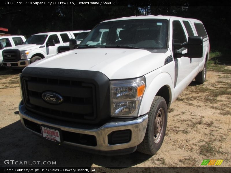 Oxford White / Steel 2013 Ford F250 Super Duty XL Crew Cab
