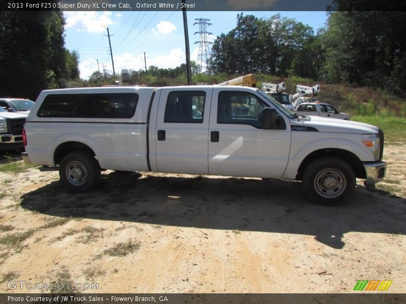 Oxford White / Steel 2013 Ford F250 Super Duty XL Crew Cab