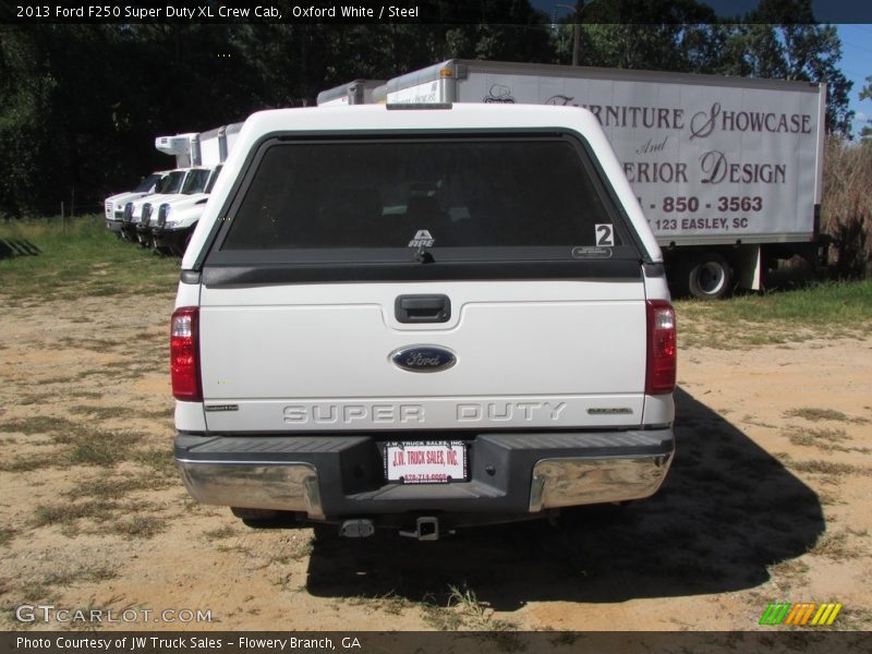 Oxford White / Steel 2013 Ford F250 Super Duty XL Crew Cab