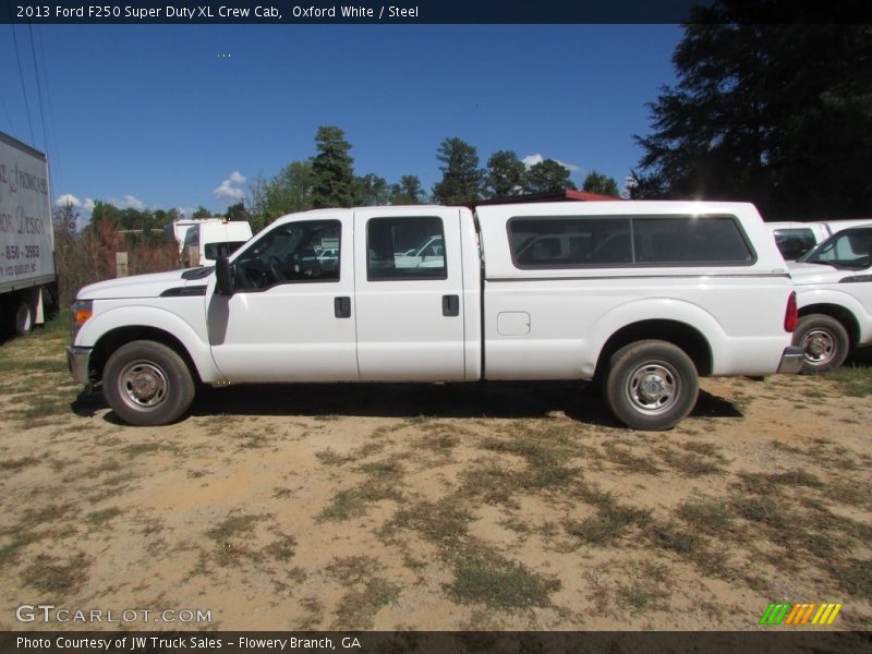 Oxford White / Steel 2013 Ford F250 Super Duty XL Crew Cab