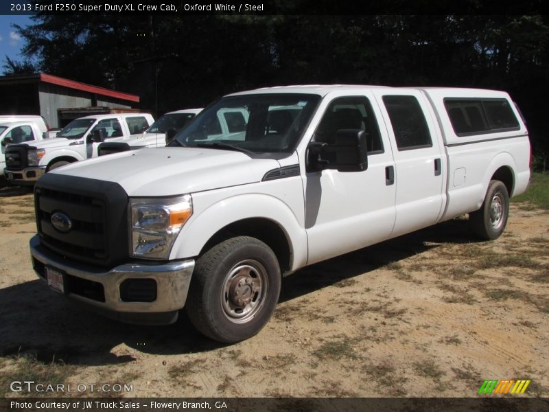 Oxford White / Steel 2013 Ford F250 Super Duty XL Crew Cab