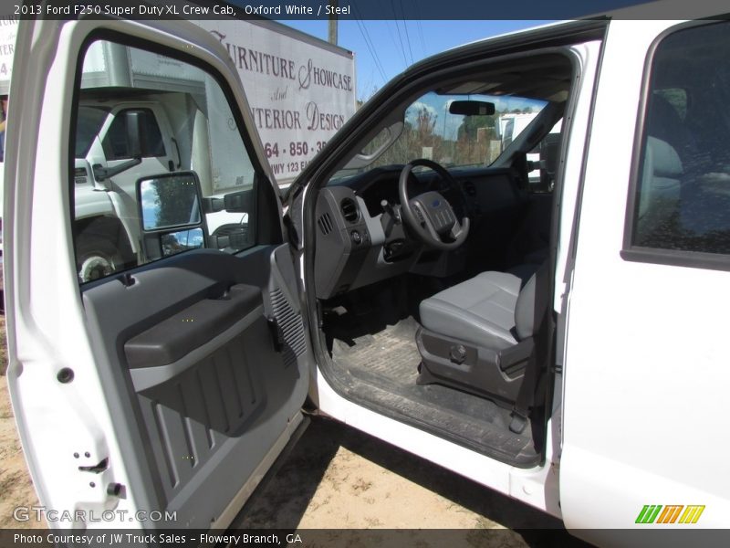 Oxford White / Steel 2013 Ford F250 Super Duty XL Crew Cab