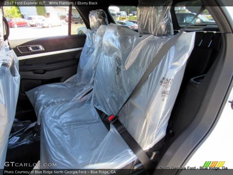 White Platinum / Ebony Black 2017 Ford Explorer XLT