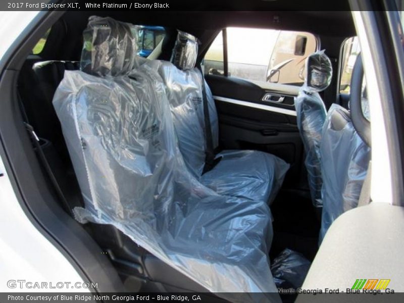 White Platinum / Ebony Black 2017 Ford Explorer XLT