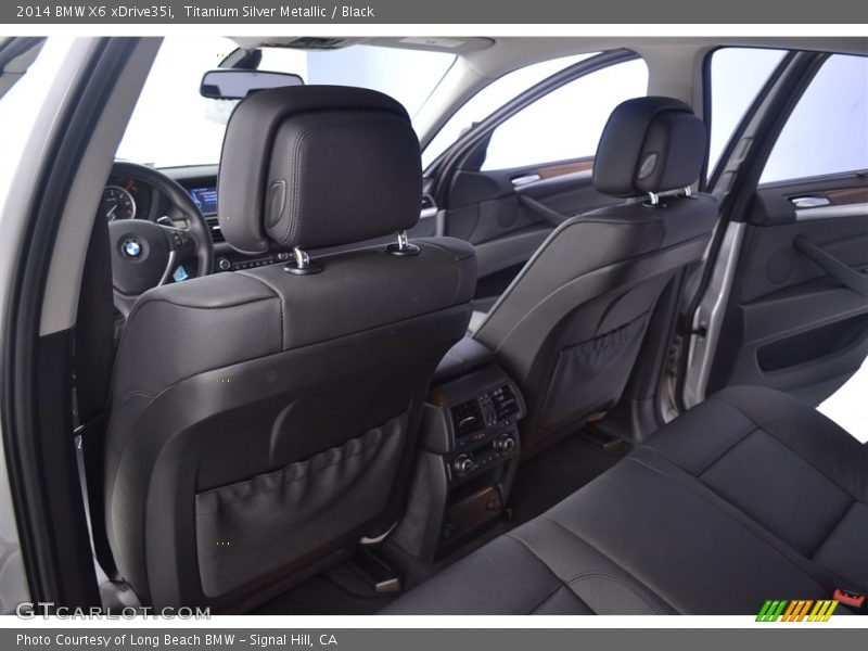 Titanium Silver Metallic / Black 2014 BMW X6 xDrive35i
