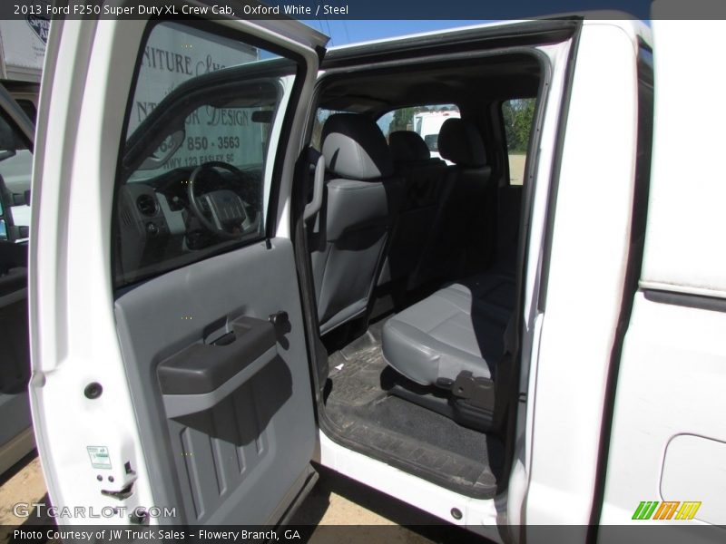 Oxford White / Steel 2013 Ford F250 Super Duty XL Crew Cab
