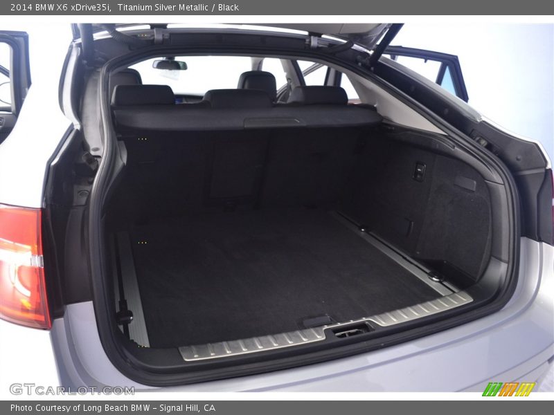 Titanium Silver Metallic / Black 2014 BMW X6 xDrive35i