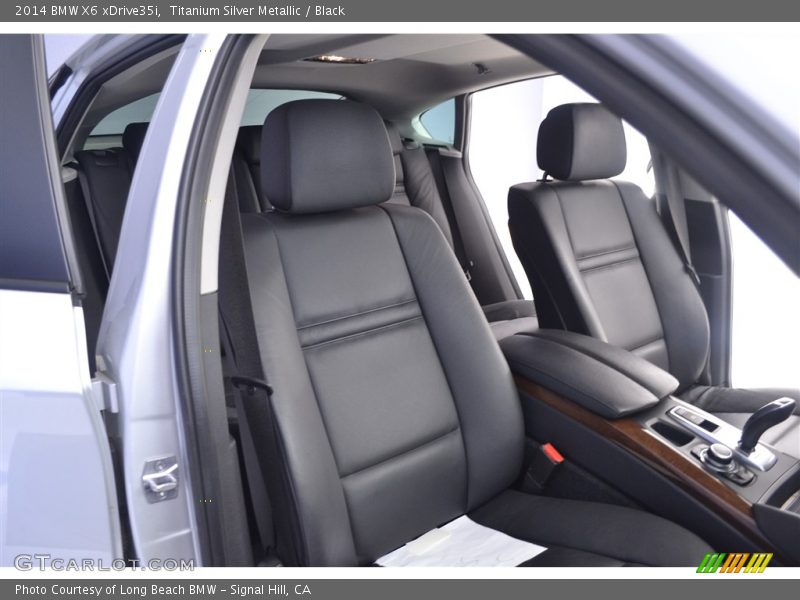 Titanium Silver Metallic / Black 2014 BMW X6 xDrive35i