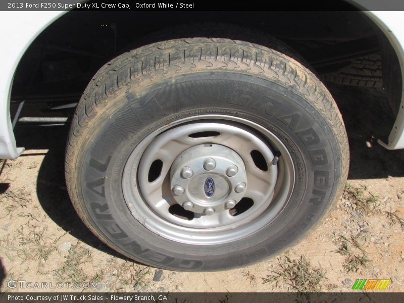 Oxford White / Steel 2013 Ford F250 Super Duty XL Crew Cab