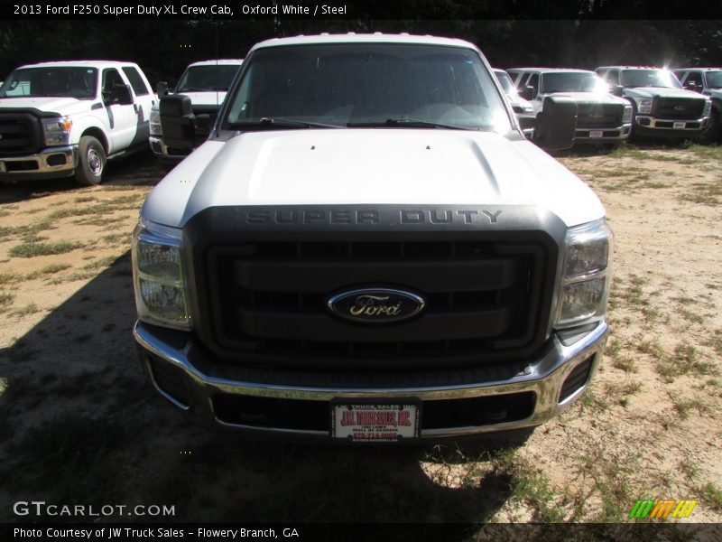 Oxford White / Steel 2013 Ford F250 Super Duty XL Crew Cab