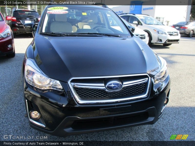 Crystal Black Silica / Ivory 2016 Subaru Crosstrek 2.0i Premium