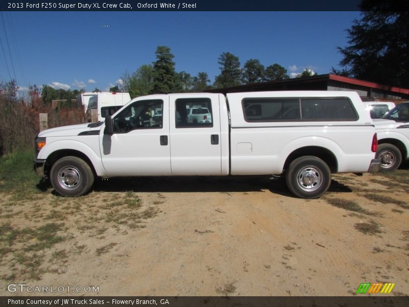 Oxford White / Steel 2013 Ford F250 Super Duty XL Crew Cab